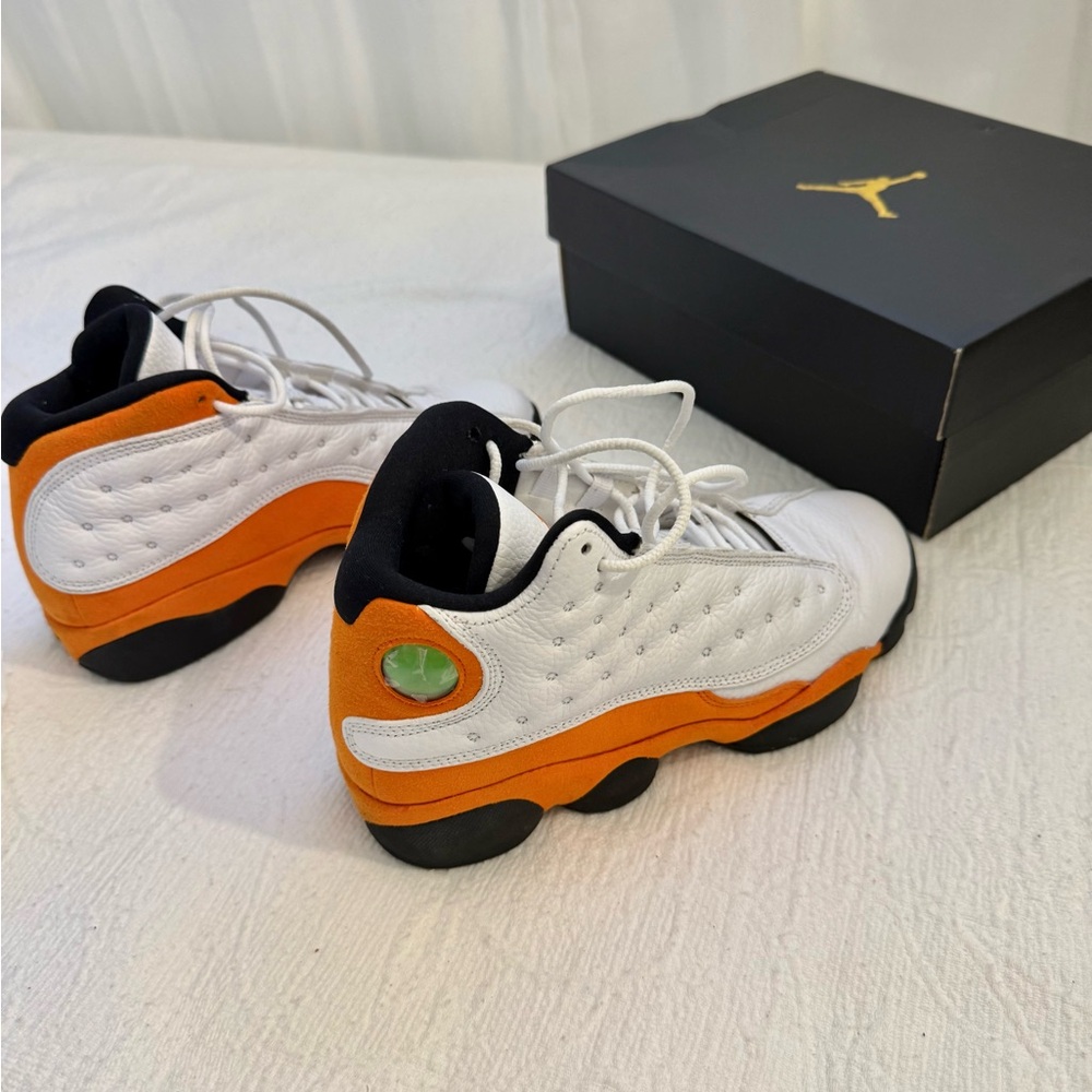 Nike Air Jordan 13 Retro Starfish Orange GS 5.5Y Women’s 7 Sneakers Youth Kids - Picture 3 of 15